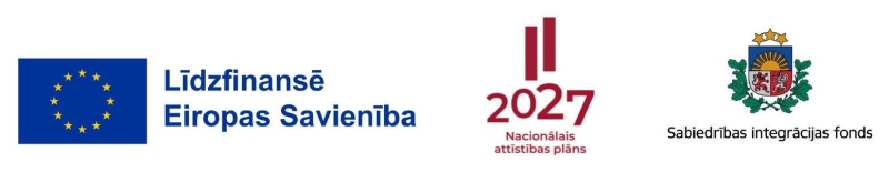 Līdzfinansē ES, NAP 2027, SIF logo ansamblis