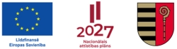 Logo ansamblis – Līdzfinansē ES, NAP 2027, KNP