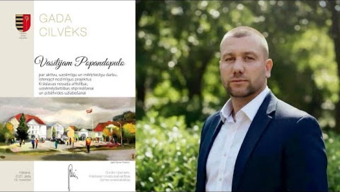 Krāslavas novada Gada cilvēks 2025 – Vasīlijs Popandopulo