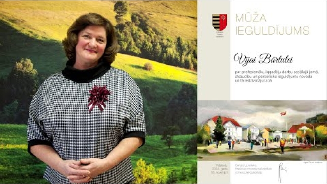 Balva par mūža ieguldījumu – Vijai Bārtulei