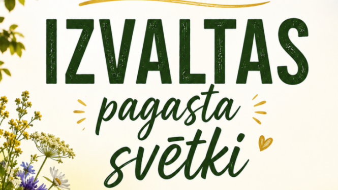 Ziedu pļavas fons. Pasākuma afiša