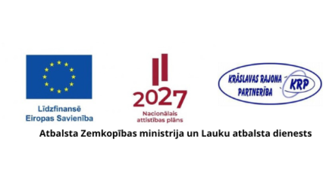 Līdzfinansē ES, NAP 2027, KRP logo