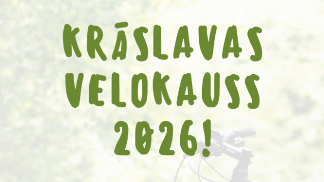 Velosipēds uz lauku ceļa. Pasākuma afiša