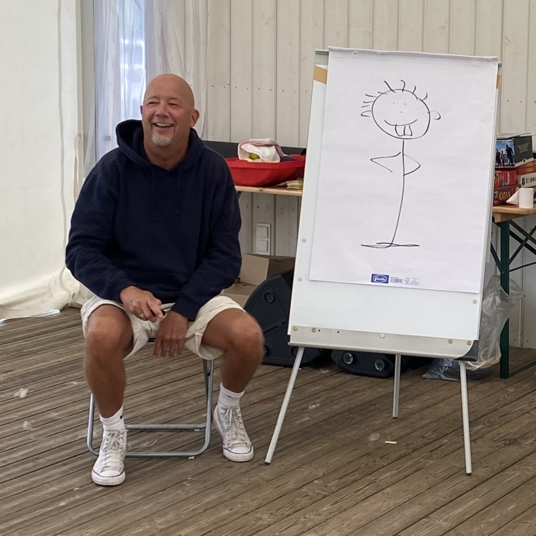 Vīrietis pie tāfeles