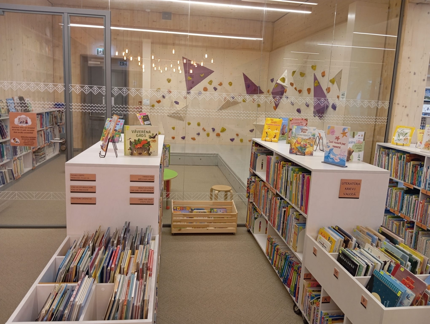 Bērnu bibliotēkas zona