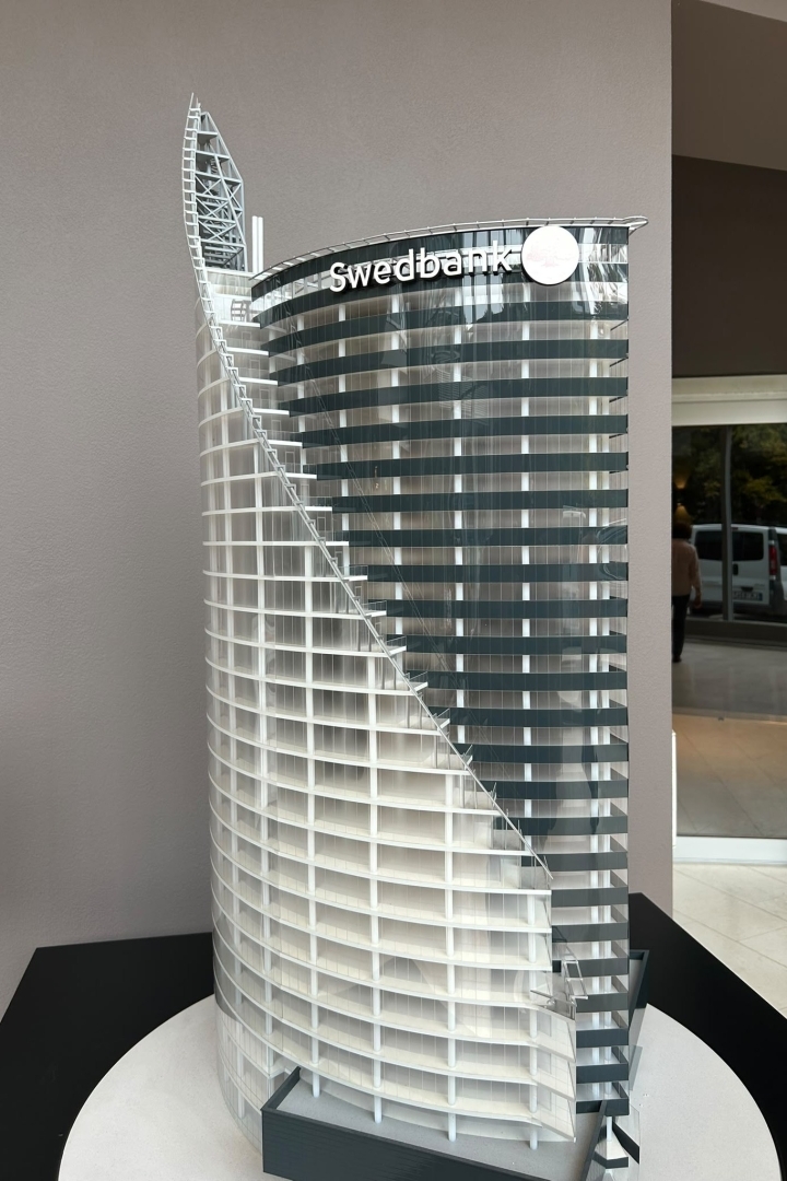 „Swedbank” ēkas makets