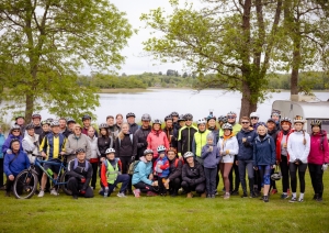 Velobraucēju kopbilde
