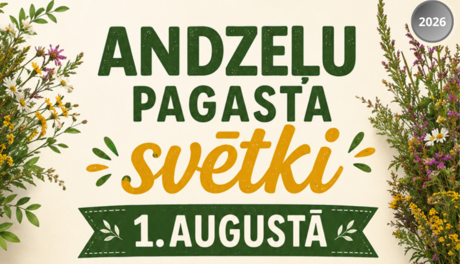 Lauku tematikas ilustrācija. Pasākuma afiša